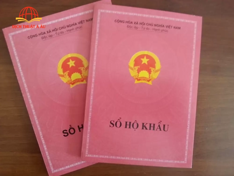 dịch thuật sổ hộ khẩu sang tiếng anh