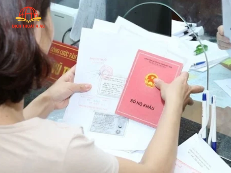dịch thuật sổ hộ khẩu sang tiếng anh