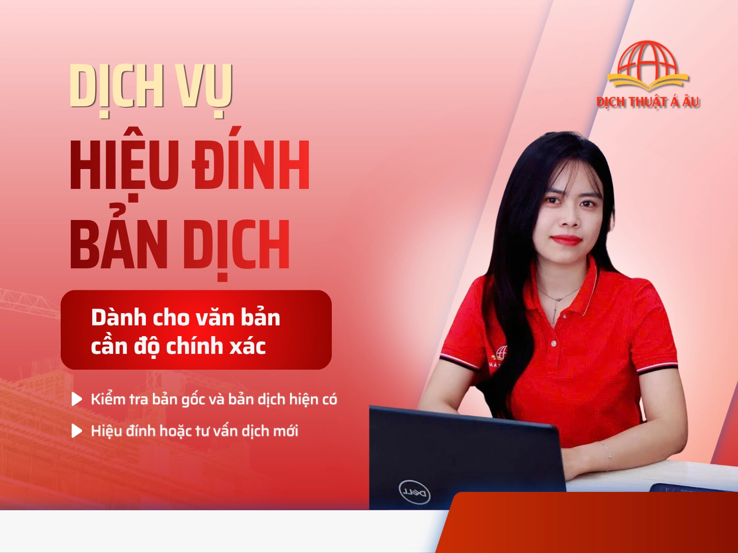 Đội ngũ DỊCH THUẬT Á ÂU tại văn phòng tiếp nhận hồ sơ