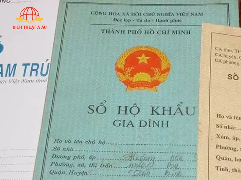 dịch thuật công chứng sổ hộ khẩu