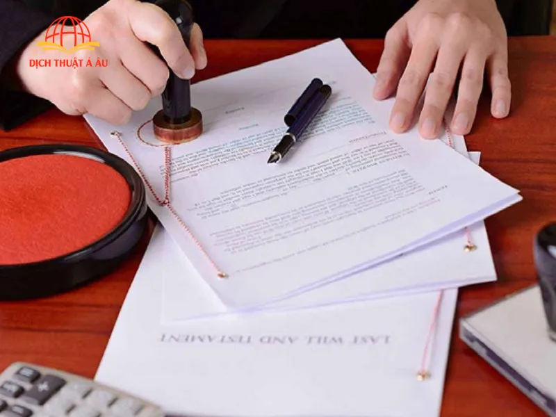 Bảng giá dịch vụ hợp pháp hóa lãnh sự tại Dịch Thuật Á Âu